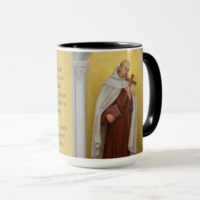 Johannes des queren Carmelite Gebets Tasse (VorderseiteRechts)