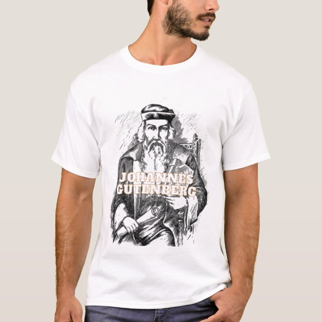 Johannes Gutenberg-T - Shirt  (Vorderseite)