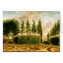 Johannes Janson A Formal Garden Vintage Malerei