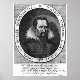 Johannes Kepler 1590 Poster