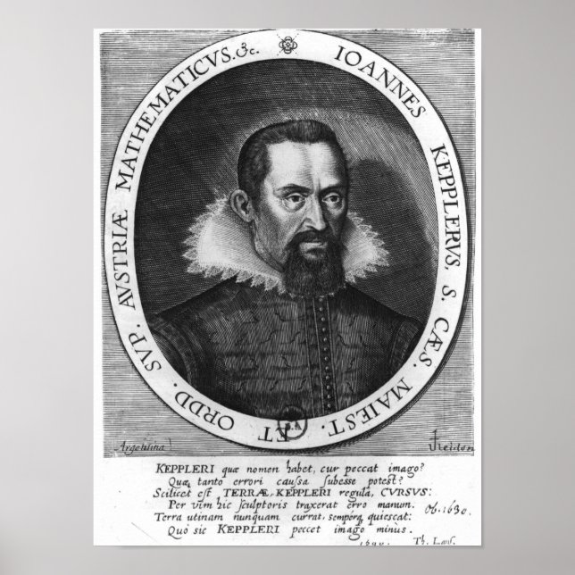 Johannes Kepler 1590 Poster (Vorne)
