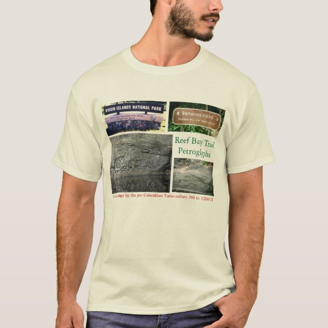 Johannes-Petroglyphen T-Shirt (Vorderseite)
