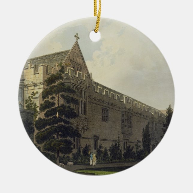 Johannes Uni gesehen vom Garten, illustrat Keramikornament (Vorne)