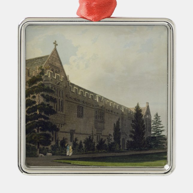 Johannes Uni gesehen vom Garten, illustrat Silbernes Ornament (Vorne)