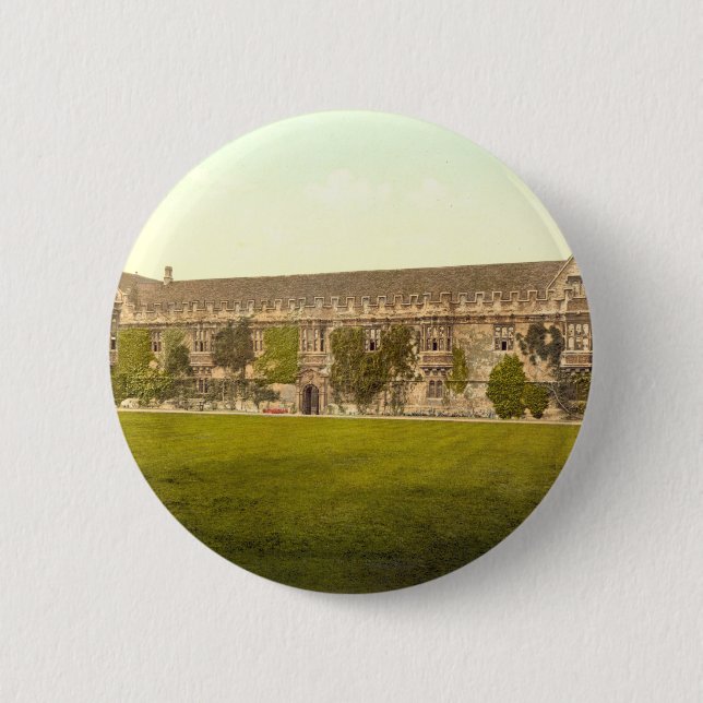 Johannes Uni, Oxford, England Button (Vorderseite)