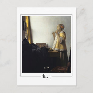 Johannes Vermeer #15 - Feine Kunst Postkarte
