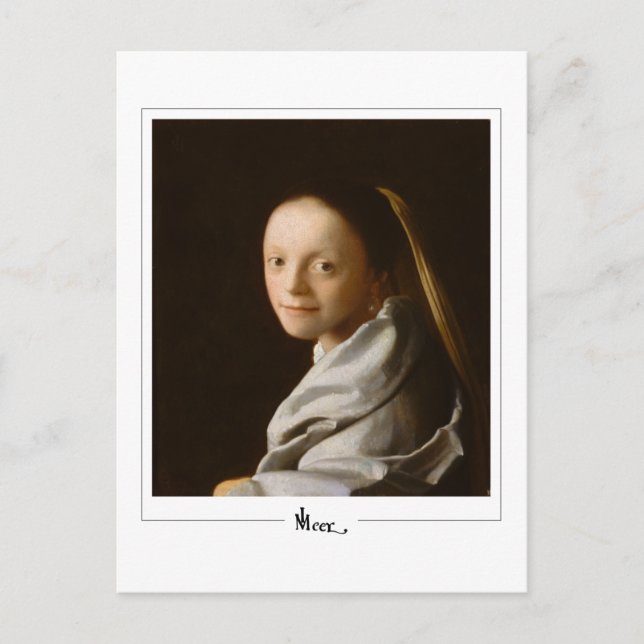 Johannes Vermeer #21 - Fine Art Postkarte (Vorderseite)
