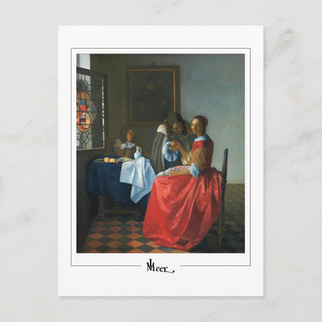 Johannes Vermeer #24 - Fine Art Postkarte (Vorderseite)