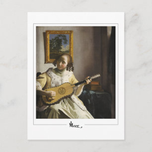 Johannes Vermeer #30 - Fine Art Postkarte