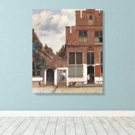 Johannes Vermeer, Ansicht der Häuser in Delft Leinwanddruck