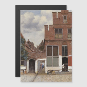 Johannes Vermeer, Ansicht der Häuser in Delft Magneteinladung