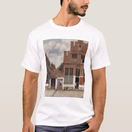 Johannes Vermeer, Ansicht der Häuser in Delft T-Shirt