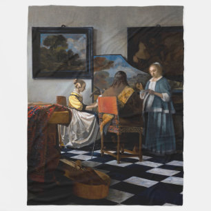 Johannes Vermeer - Das Konzert Fleecedecke