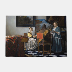 Johannes Vermeer - Das Konzert Fußmatte