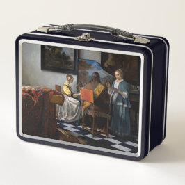 Johannes Vermeer - Das Konzert Metall Brotdose