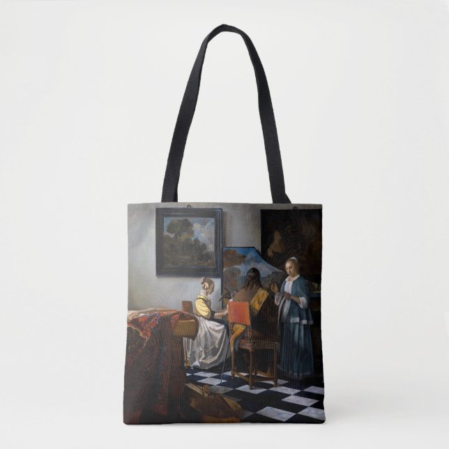 Johannes Vermeer - Das Konzert Tasche (Vorderseite)