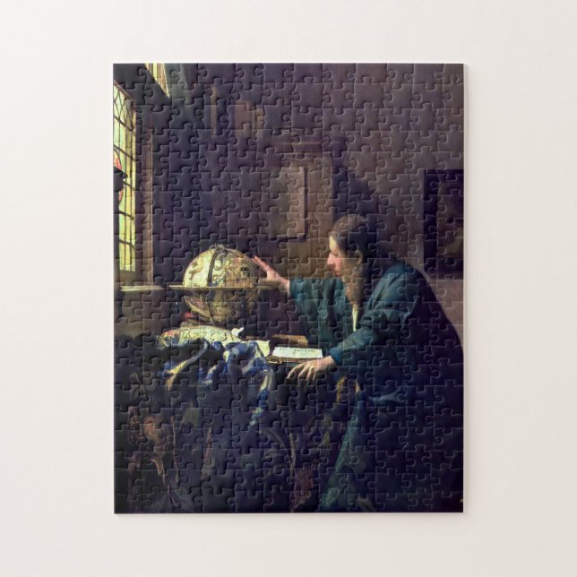 Johannes Vermeer - Der Astronom (Vertikal)