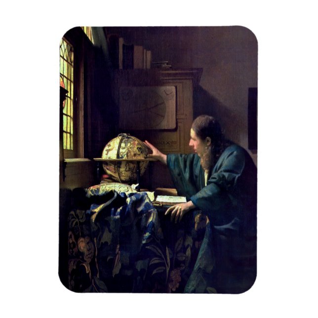 Johannes Vermeer - Der Astronom Magnet (Vertikal)