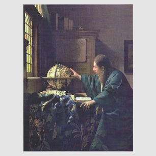 Johannes Vermeer - Der Astronom Seidenpapier