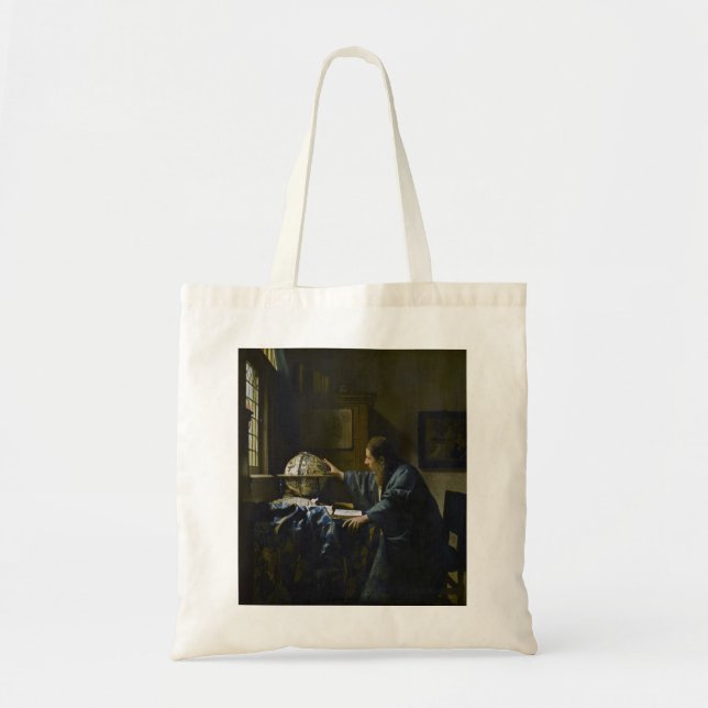 Johannes Vermeer - Der Astronom Tragetasche (Vorne)