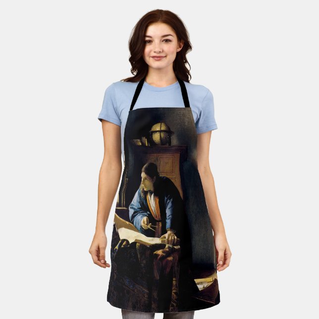 Johannes Vermeer - Der Geograf Schürze (Getragen)