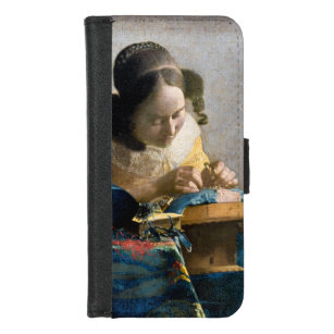 Johannes Vermeer - Der Lacemaker iPhone 8/7 Geldbeutel-Hülle