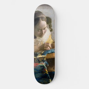 Johannes Vermeer - Der Lacemaker Skateboard