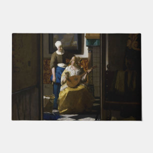 Johannes Vermeer - Der Liebesbrief Fußmatte