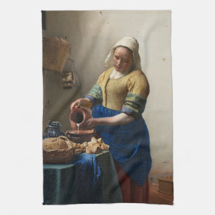 JOHANNES VERMEER - Der Milkmaid 1658 Küchentuch