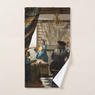 Johannes Vermeer - Die Allegorie des Malens Badhandtuch Set