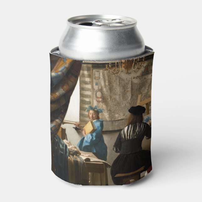 Johannes Vermeer - Die Allegorie des Malens Dosenkühler (Kanne Vorderseite)