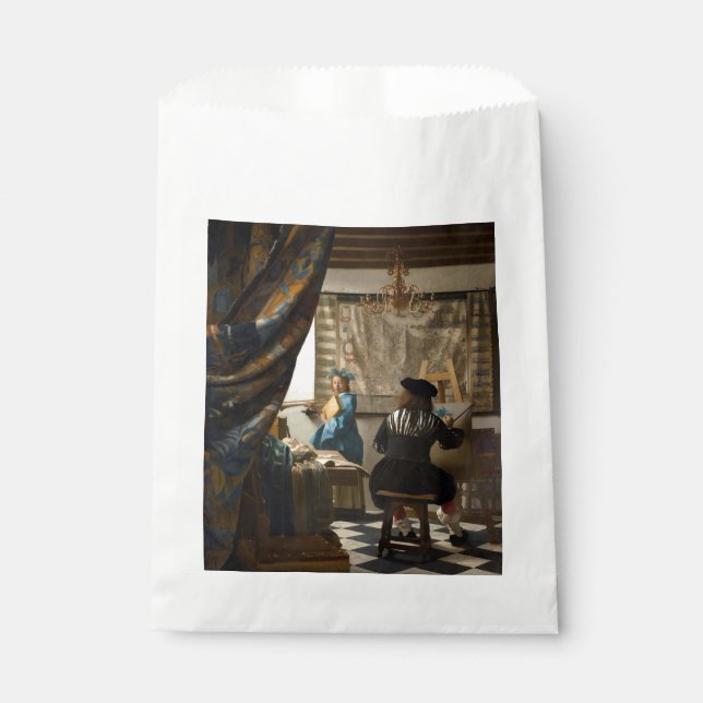 Johannes Vermeer - Die Allegorie des Malens Geschenktütchen (Vorderseite)