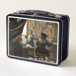 Johannes Vermeer - Die Allegorie des Malens Metall Brotdose
