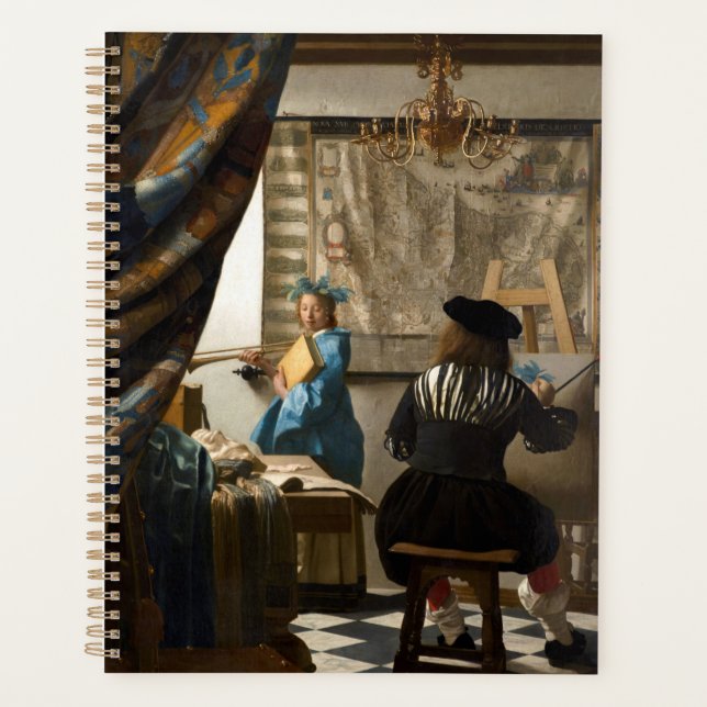 Johannes Vermeer - Die Allegorie des Malens Planer (Vorderseite)
