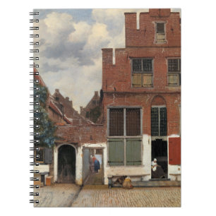 Johannes Vermeer - Die kleine Straße Notizblock