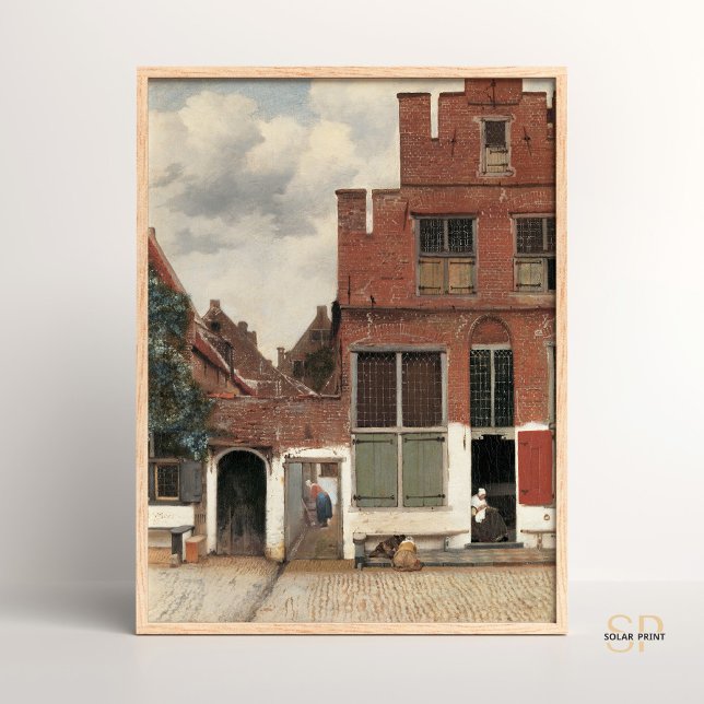 Johannes Vermeer - Die Little Street Classic Poster (Von Creator hochgeladen)