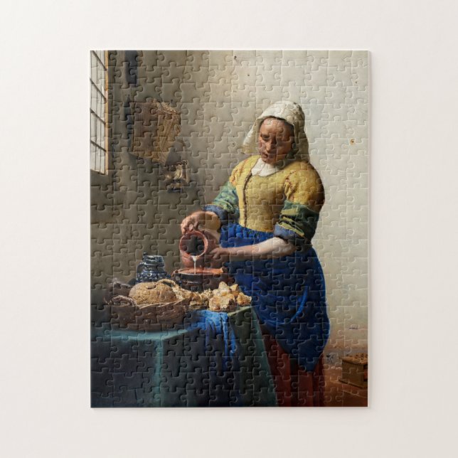 Johannes Vermeer - Die Milchmädchen (Vertikal)
