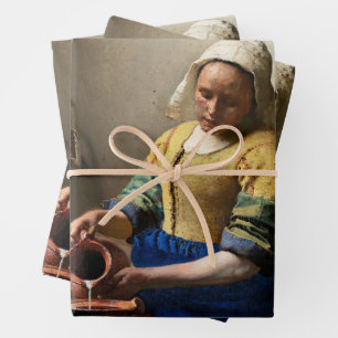 Johannes Vermeer - Die Milchmädchen Geschenkpapier Set