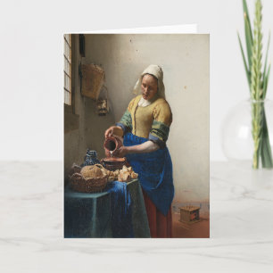 Johannes Vermeer, die Milchmädchen Karte