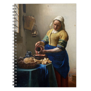 Johannes Vermeer - Die Milchmagd Notizblock