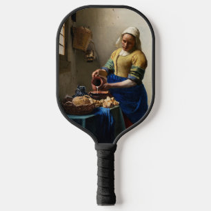 Johannes Vermeer - Die Milchmagd Pickleball Schläger
