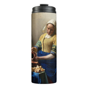 Johannes Vermeer - Die Milchmagd Thermosbecher