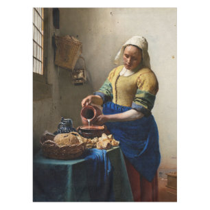 Johannes Vermeer - Die Milchmagd Tischdecke