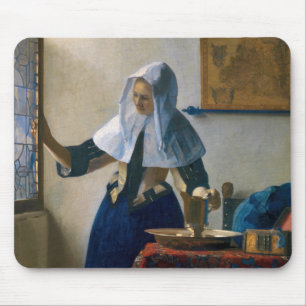Johannes Vermeer - Frau mit Wasserpitcher Mousepad