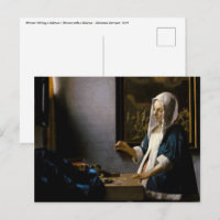 Johannes Vermeer - Frauen, die ein Gleichgewicht h