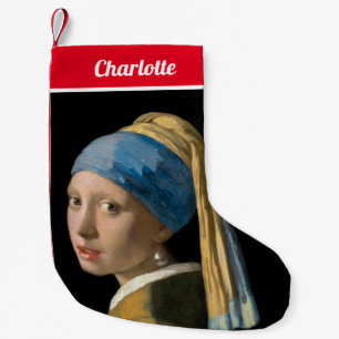 Johannes Vermeer - Girl with a Pearl Earring Kleiner Weihnachtsstrumpf