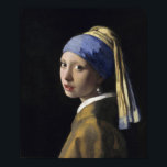 Johannes Vermeer - Girl with a Pearl Earring Poster<br><div class="desc">Girl with a Pearl Earring by Johannes Vermeer,  1665.</div>