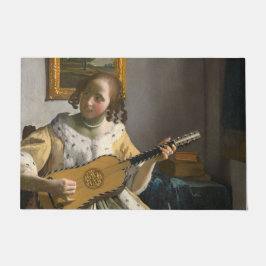 Johannes Vermeer - Gitarrenspieler Fußmatte