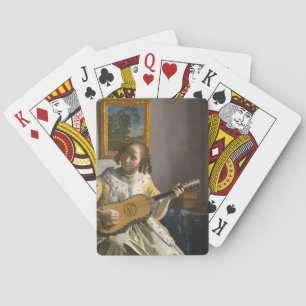 Johannes Vermeer - Gitarrenspieler Spielkarten