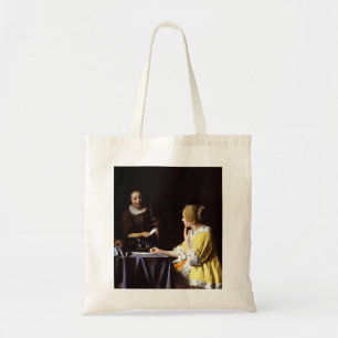 Johannes Vermeer - Herrin und Magd Tragetasche